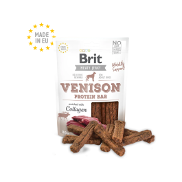 Brit Jerky Snack Protein Bar Venado 80 gr Precio: 3.4999998. SKU: B1HHW36L83
