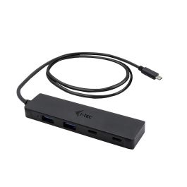 Hub USB i-Tec C31HUBMETAL2A2C85 Negro