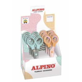 Tijeras Alpino Multicolor Blanco/Naranja Acero Inoxidable 130 mm Tijeras Alpino Multicolor Blanco/Naranja Acero Inoxidable 130 mm