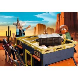 Playmobil Diligencia del Salvaje Oeste Western, Juguete de Construcción de Plástico para Niños de 3 Años en Adelante