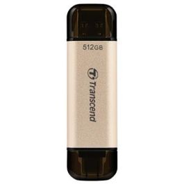 Transcend JetFlash 930C USB 3.2 Gen 1 Tipo-A/Tipo-C 512GB Pendrive 420MB/s Lectura 400MB/s Escritura Color Oro Precio: 174.58999976. SKU: B1E8ZB36PL