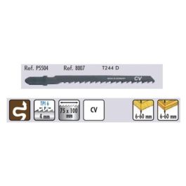 CMT 5504 T244D Hojas de Calar para Madera, Corte Basto Curvo, 8-60mm Grosor, 4 Dientes Precio: 5.89000049. SKU: B1JJ936YZ7