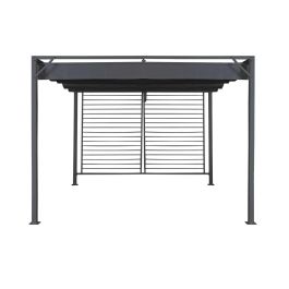 Pérgola DKD Home Decor Gris 300 x 300 x 230 cm Acero Pérgola DKD Home Decor Gris 300 x 300 x 230 cm Acero