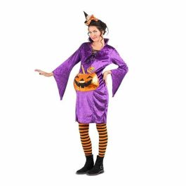 Disfraz bruja calabaza tocado, vestido con bolsillo y medias talla m Precio: 23.50000048. SKU: B14JG59K99
