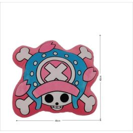 One Piece ONE3700891706834 Cojín 3D Logotipo Tony Chopper de Microfibra 40 cm