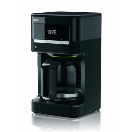 Braun Cafetiere KF7020 Cafetera Negra Programable con Parada Automática para 12 Tazas