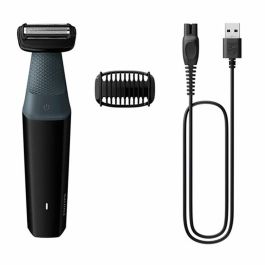 Philips BG3017 Afeitadora Recortadora Corporal Bodygroom Series 3000 Impermeable Sin Cable para Piel Sensible con 3 Peines Guía