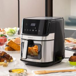 Freidora de Aire InnovaGoods Fryinn View 6500 Negro 1700 W 6,5 L Acero Inoxidable Precio: 75.68999999. SKU: B1CGSP2QN2
