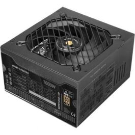 Mars Gaming MPB1000SIM Fuente Alimentación Modular 1000W 80 Plus Gold, Ventilador 140mm, ATX 3.1, PCIe 5.1 Silenciosa