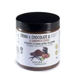 XAVIERMOR Crema de Chocolate Negro con Avellanas y Cookies, Vegana y Sin Azúcar 250g Precio: 9.5000004. SKU: B1DVF24RCR