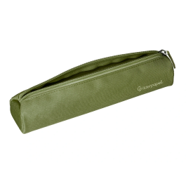 Liderpapel Estuche Portatodo Slim Cilindrico 220x45mm Verde Militar