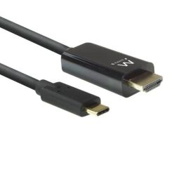 Ewent EW9824 adaptador de cable de vídeo 2 m USB Tipo C HDMI tipo A (Estándar) Negro Precio: 19.49999942. SKU: S0229919
