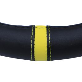 Momo MOMLSWC0FUNBY Funda de Volante Fun Black-Yellow Poliuretano 38-39 cm Universal Deportivo para Coche con Agarre Firme y Confort Momo MOMLSWC0FUNBY Funda de Volante Fun Black-Yellow Poliuretano 38-39 cm Universal Deportivo para Coche con Agarre Firme y Confort