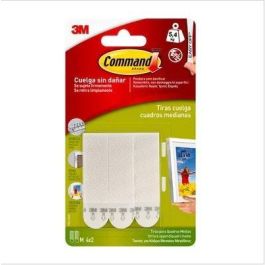 3M Command Tiras Cuelga Cuadros Blancas Medianas para Colgar Objetos Sin Daños Precio: 5.50000055. SKU: B1EVYF43K2