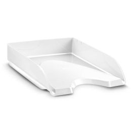 Cep Bandeja de Sobremesa Apilable Plástico Blanco 257x348x66 mm para Documentos A4, Poliestireno Reciclable, Acceso Fácil Precio: 4.79000038. SKU: B1FEELLNHW