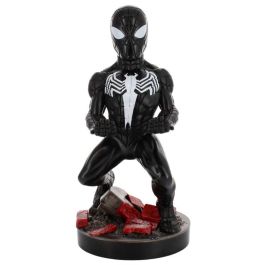 EXQUISITE GAMING Cable Guy Soporte Figura Symbiote Spider-Man Marvel 21cm para Mandos y Smartphones, compatible PS5/Xbox Series/iPhone