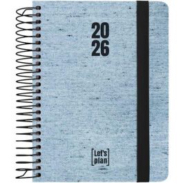Agenda Anual (2026) Grafoplas Ecojeans Espiral Tapa Extradura Con Goma A6 170X145 D/P Azul Precio: 13.6900005. SKU: B122HKKVFM