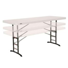 Mesa Plegable Lifetime Blanco Acero Plástico 183 x 91 x 76 cm