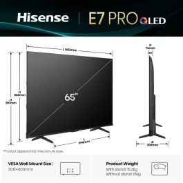 Hisense 65E77Q PRO Smart TV 164cm 65" 4K QLED
