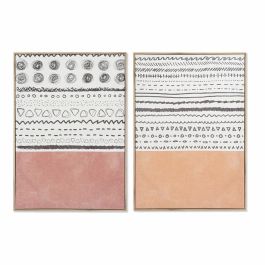 Cuadro Boho DKD Home Decor Granate Naranja 3 x 70 x 50 cm (2 Unidades) Precio: 24.37908. SKU: B14DDMVGSA