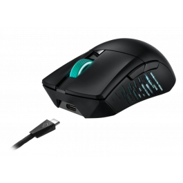 ASUS ROG Gladius III Ratón Gaming Óptico 19000 DPI USB-A para Mano Derecha Negro con 9 Botones Programables