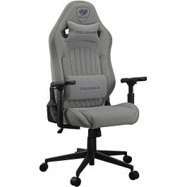 COUGAR Silla Gaming Explore Royal Ash F, Silla para Videojuegos Universal de Tela Negro/Gris, Soporta hasta 120kg