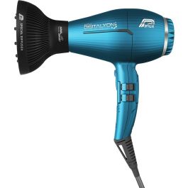 Parlux Digitalyon Azul Lote - Secador Profesional con Tecnología Iónica y Cerámica, 2400W, 4 Temperaturas, Incluye Difusor y Boquillas