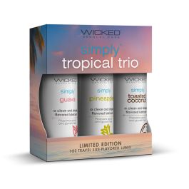 Lubricante Wicked Sensual Care 3 x 30 ml Lubricante Wicked Sensual Care 3 x 30 ml