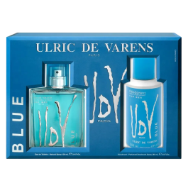 Set Ulric De Varens: Blue, Eau De Toilette, For Men, 100 ml + Blue, Deodorant Spray, For Men, 200 ml Precio: 22.49999961. SKU: B1HSK7Z7Q2