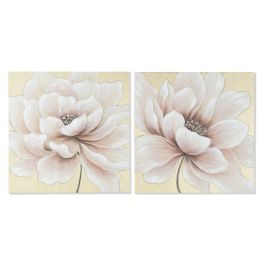 Cuadro Shabby DKD Home Decor Blanco Dorado 2.8 x 80 x 80 cm (2 Unidades) Precio: 66.68999942. SKU: B15NFSYMK2