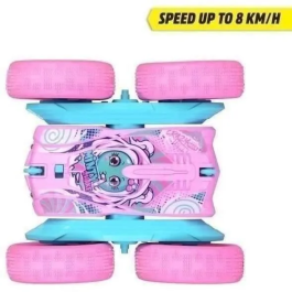 Dickie Toys Vehículo Radiocontrolado Flippy Berry Shaker SMO4006333087356 Rotación 360° Rosa A partir de 6 años