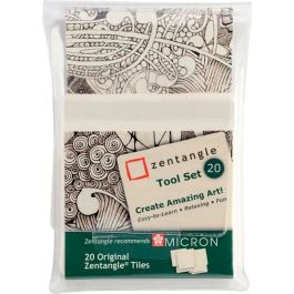 Papel de dibujo Talens Sakura Zentangle Blanco 20 Piezas Precio: 12.50000059. SKU: S8418328