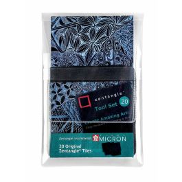 Papel de dibujo Talens Sakura Zentangle Negro 20 Piezas (20 Unidades) Precio: 13.50000025. SKU: S8418327