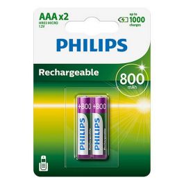 Batería recargable Philips Batería R03B2A80/10 1.2 V 800 mAh Precio: 7.95000008. SKU: B16QE4M94Q