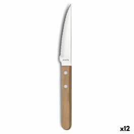 Cuchillo para Carne Amefa Pizza Bois Metal Madera (21 cm) (Pack 12x)