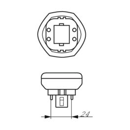 Bombilla fluorescente Philips MASTER PL-T 4 Pin Blanco B 42 W 3200 Lm (3000K) Bombilla fluorescente Philips MASTER PL-T 4 Pin Blanco B 42 W 3200 Lm (3000K)