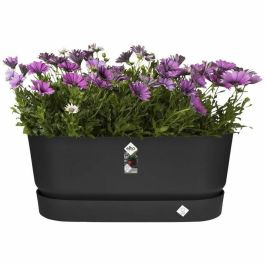 Jardinera Elho Negro 60 cm Plástico