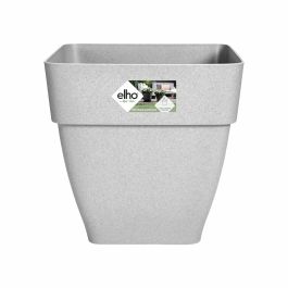 Jardinera Elho Vibia Campana Square 37 - Gris - Ø 36 x H 36 cm - exterior - 100% reciclado