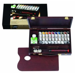 Talens Rembrandt Caja Con 10 Tubos De 40 mL Pintura Acrílica Colores Surtidos