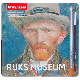Lápices de Colores Acuarelables Bruynzeel Van Gogh Multicolor 24 Piezas