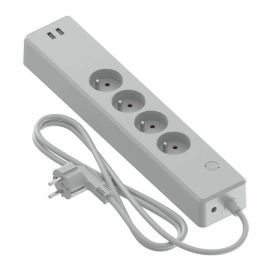 Regleta Enchufes 4 Tomas sin Interruptor Calex USB x 2