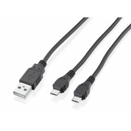 Cable USB a micro USB Trust GXT 222 Negro
