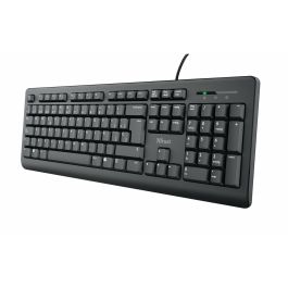 Teclado Trust Taro Negro Qwerty Español Precio: 28.4350005808. SKU: S7805401