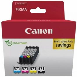 Cartucho de Tinta Original Canon CLI-571 Multipack/ Cian/ Magenta/ Amarillo/ Negro Precio: 54.49999962. SKU: B1FJD8VGTH