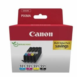 Cartucho de Tinta Original Canon CLI-551 Multipack/ Cian/ Magenta/ Amarillo/ Negro Precio: 54.49999962. SKU: B1KN4XM683