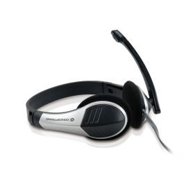 Conceptronic auriculares biaural estereo micrófono flexible c/ jack 3.5 mm plata Precio: 6.95000042. SKU: S7813903
