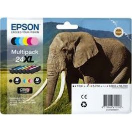 Cartucho de Tinta Original Epson 24XL Multicolor Precio: 119.68999955. SKU: S8405404