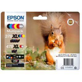 Epson Multipack 6-Colours 478XL Claria Photo Hd Ink Precio: 146.4999998. SKU: B13MRTCCVP
