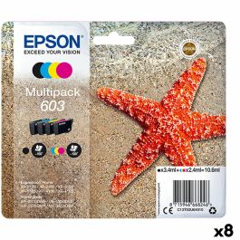 Cartucho de Tinta Original Epson Nº 603 Negro/Cian/Magenta/Amarillo Precio: 334.58999981. SKU: B1DJEV7PQT