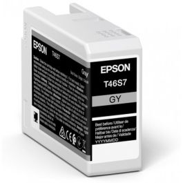 Cartucho de Tinta Original Epson C13T46S700 25 ml Negro Gris Precio: 43.3058994192. SKU: B1G42H2SLD